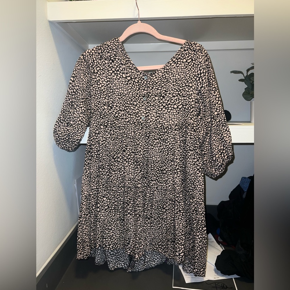 Leopard T-Shirt Dress